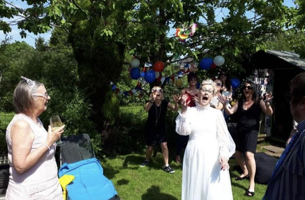 A bespoke celebrant-led wedding ceremony created for a couple in North Wales